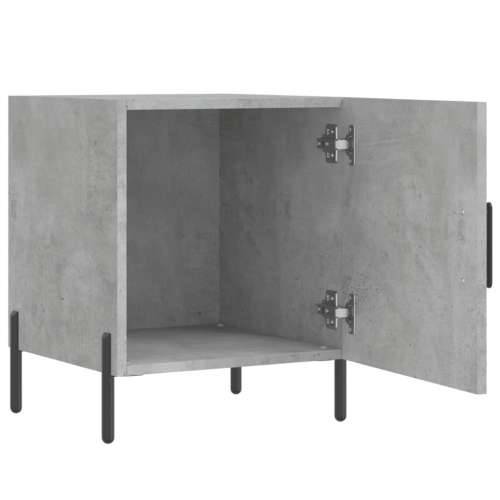 Noćni ormarići 2 kom boja betona 40x40x50 cm konstruirano drvo - Beton siva 2 Cijena