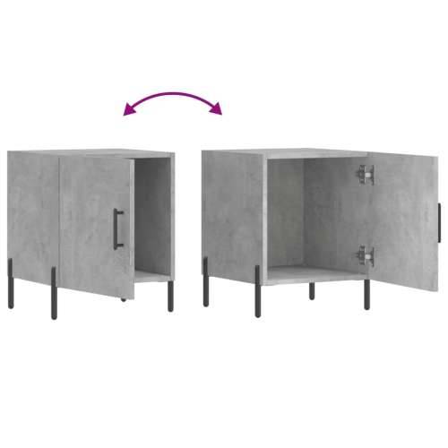 Noćni ormarići 2 kom boja betona 40x40x50 cm konstruirano drvo - Beton siva 2 Cijena