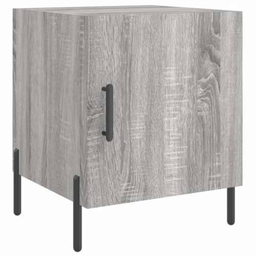 Noćni ormarići 2 kom boja hrasta 40x40x50 cm konstruirano drvo - Sivi hrast sonoma 2 Cijena