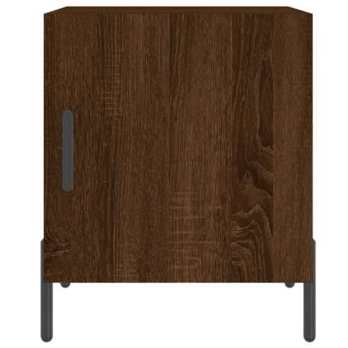 Noćni ormarići 2 kom boja smeđeg hrasta 40 x 40 x 50 cm drveni - Smeđi hrast 2 Cijena