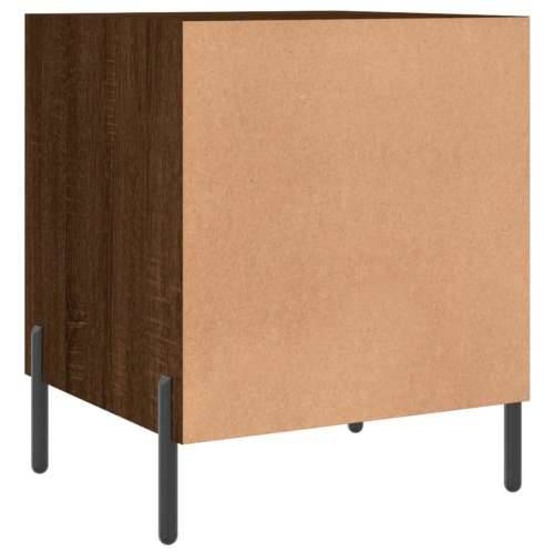 Noćni ormarići 2 kom boja smeđeg hrasta 40 x 40 x 50 cm drveni - Smeđi hrast 2 Cijena