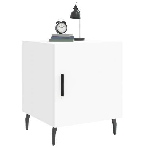 Noćni ormarići 2 kom bijeli 40 x 40 x 50 cm konstruirano drvo - Bijela 2 Cijena