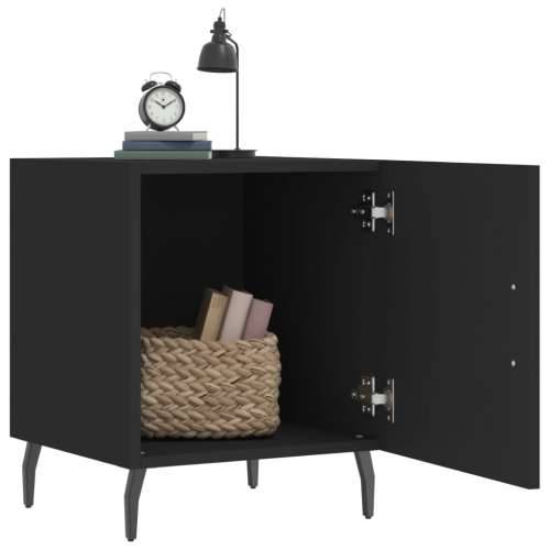 Noćni ormarići 2 kom crni 40 x 40 x 50 cm od konstruiranog drva - Crna 2 Cijena