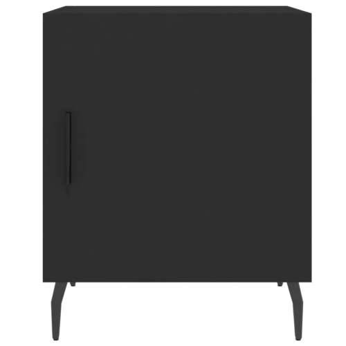 Noćni ormarići 2 kom crni 40 x 40 x 50 cm od konstruiranog drva - Crna 2 Cijena