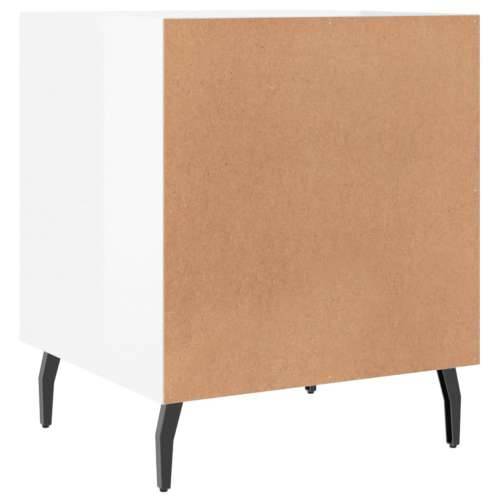 Noćni ormarići 2 kom sjajni bijeli 40x40x50cm konstruirano drvo - Visoko sjajno bijela 2 Cijena