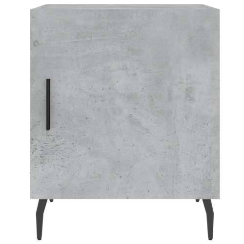 Noćni ormarić siva boja betona 40x40x50 cm konstruirano drvo - Beton siva 1 Cijena