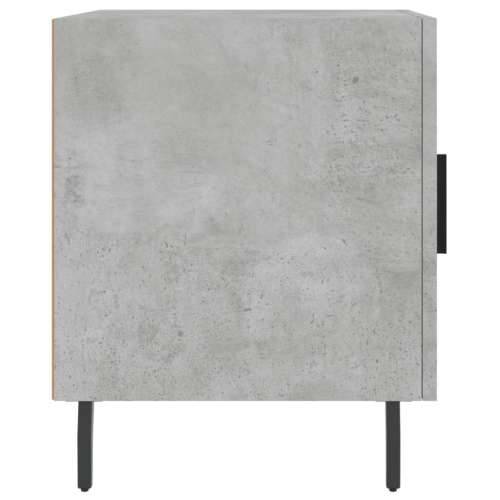 Noćni ormarić siva boja betona 40x40x50 cm konstruirano drvo - Beton siva 1 Cijena