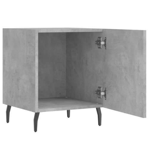 Noćni ormarići 2 kom boja betona 40x40x50 cm konstruirano drvo - Beton siva 2 Cijena