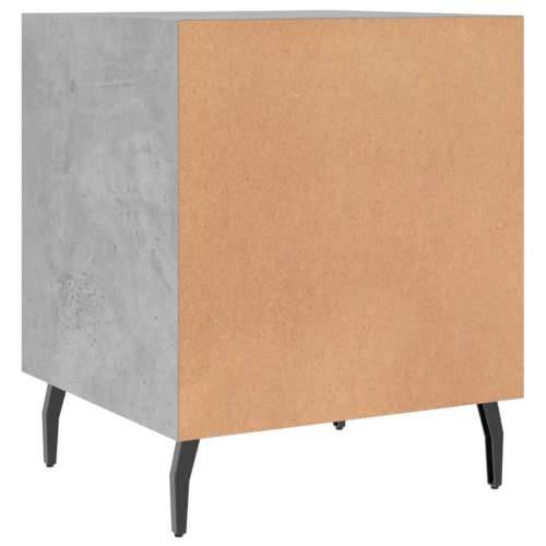 Noćni ormarići 2 kom boja betona 40x40x50 cm konstruirano drvo - Beton siva 2 Cijena