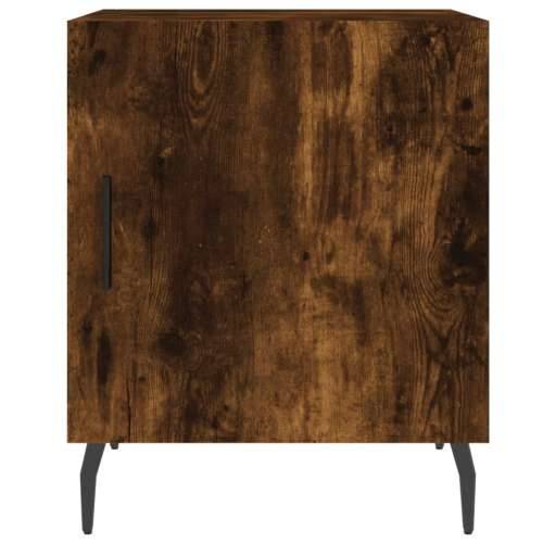 Noćni ormarići 2 kom boja dimljenog hrasta 40x40x50 cm drveni - Dimljeni hrast 2 Cijena