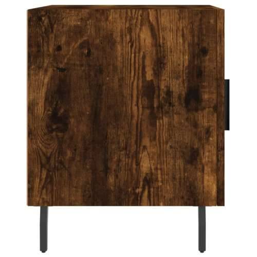 Noćni ormarići 2 kom boja dimljenog hrasta 40x40x50 cm drveni - Dimljeni hrast 2 Cijena