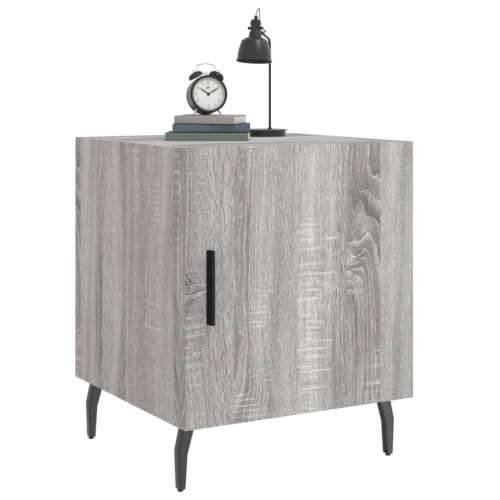 Noćni ormarići 2 kom boja hrasta 40x40x50 cm konstruirano drvo - Sivi hrast sonoma 2 Cijena