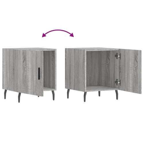 Noćni ormarići 2 kom boja hrasta 40x40x50 cm konstruirano drvo - Sivi hrast sonoma 2 Cijena