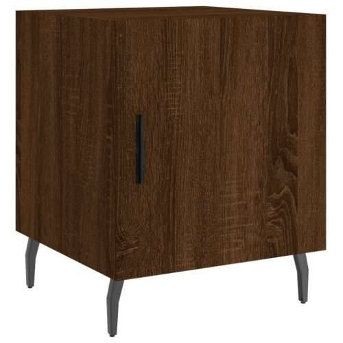Noćni ormarići 2 kom boja smeđeg hrasta 40 x 40 x 50 cm drveni - Smeđi hrast 2 Cijena