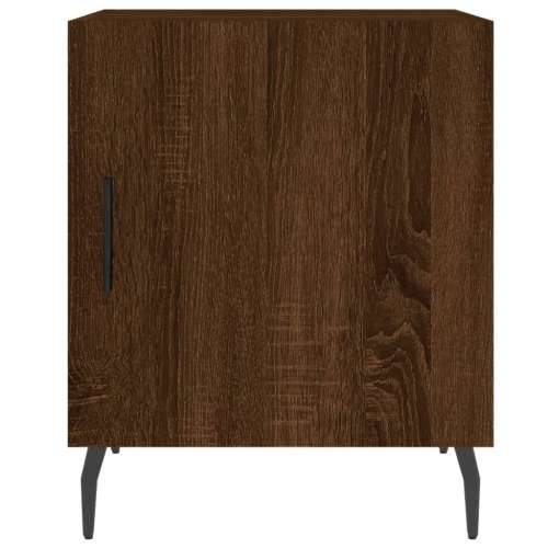 Noćni ormarići 2 kom boja smeđeg hrasta 40 x 40 x 50 cm drveni - Smeđi hrast 2 Cijena