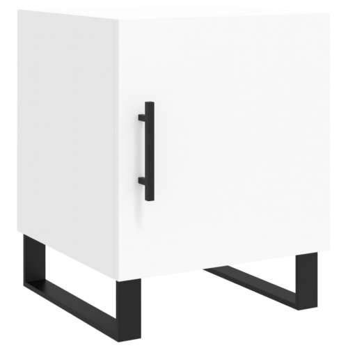 Noćni ormarići 2 kom bijeli 40 x 40 x 50 cm konstruirano drvo - Bijela 2 Cijena