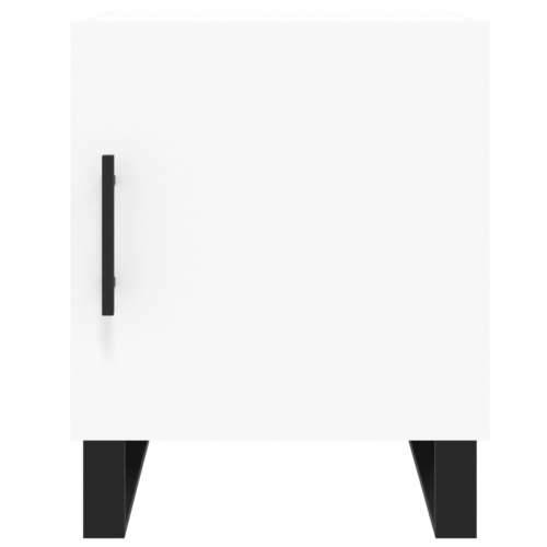 Noćni ormarići 2 kom bijeli 40 x 40 x 50 cm konstruirano drvo - Bijela 2 Cijena