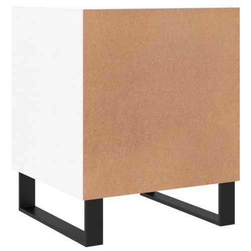 Noćni ormarići 2 kom bijeli 40 x 40 x 50 cm konstruirano drvo - Bijela 2 Cijena
