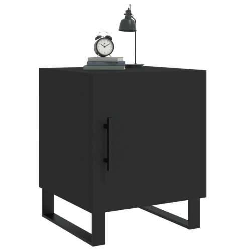Noćni ormarići 2 kom crni 40 x 40 x 50 cm od konstruiranog drva - Crna 2 Cijena