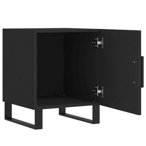 Noćni ormarići 2 kom crni 40 x 40 x 50 cm od konstruiranog drva - Crna 2 Cijena