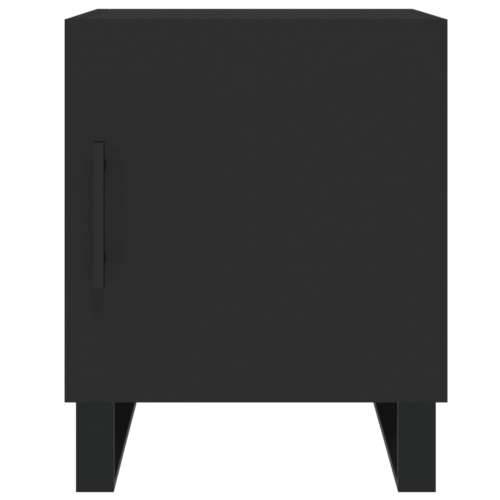Noćni ormarići 2 kom crni 40 x 40 x 50 cm od konstruiranog drva - Crna 2 Cijena