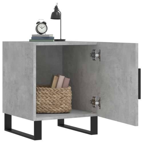 Noćni ormarići 2 kom boja betona 40x40x50 cm konstruirano drvo - Beton siva 2 Cijena