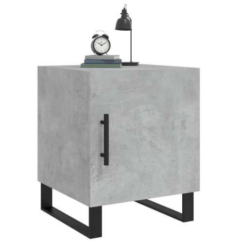 Noćni ormarići 2 kom boja betona 40x40x50 cm konstruirano drvo - Beton siva 2 Cijena