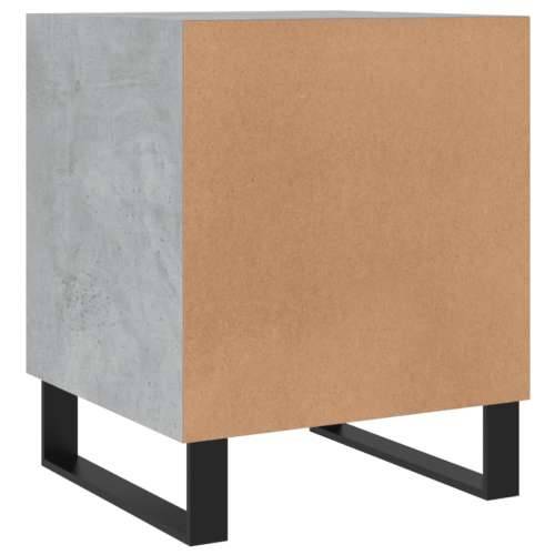 Noćni ormarići 2 kom boja betona 40x40x50 cm konstruirano drvo - Beton siva 2 Cijena