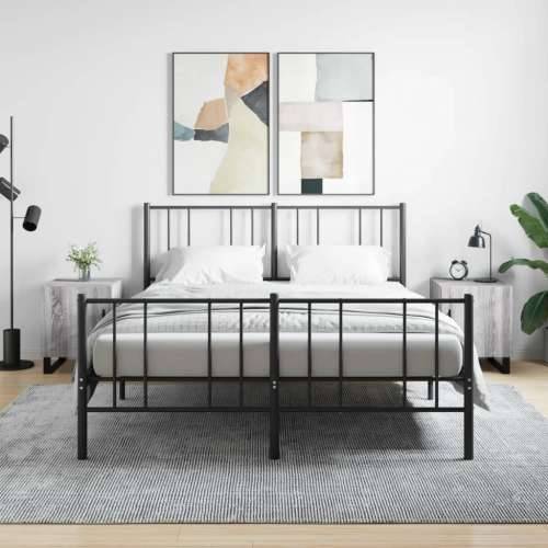 Noćni ormarići 2 kom boja hrasta 40x40x50 cm konstruirano drvo - Sivi hrast sonoma 2 Cijena