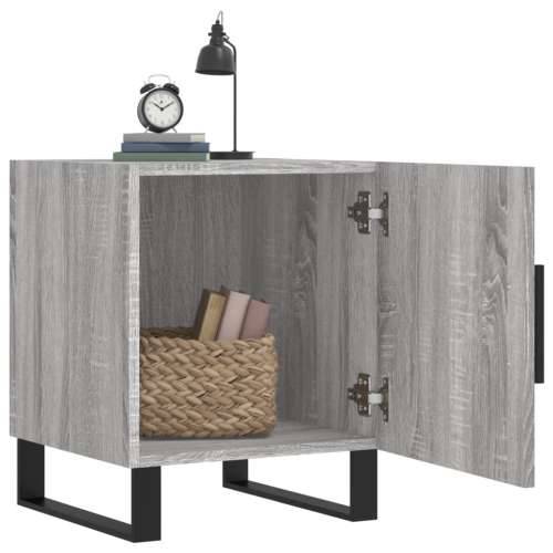 Noćni ormarići 2 kom boja hrasta 40x40x50 cm konstruirano drvo - Sivi hrast sonoma 2 Cijena
