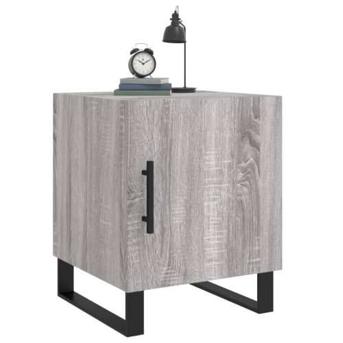 Noćni ormarići 2 kom boja hrasta 40x40x50 cm konstruirano drvo - Sivi hrast sonoma 2 Cijena