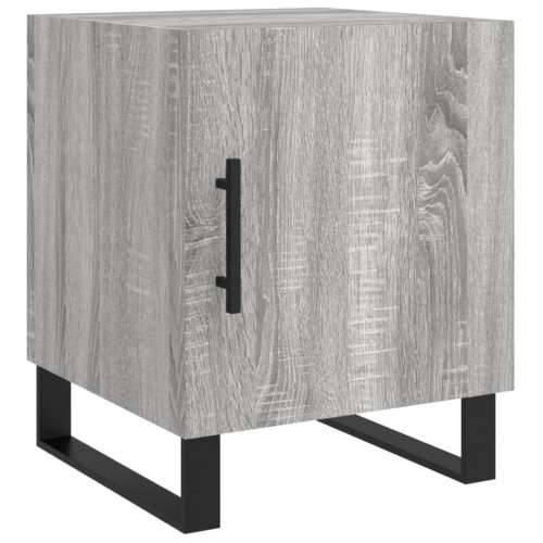 Noćni ormarići 2 kom boja hrasta 40x40x50 cm konstruirano drvo - Sivi hrast sonoma 2 Cijena