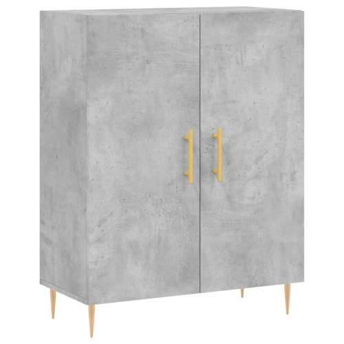 Komoda siva boja betona 69,5x34x90 cm od konstruiranog drva - Beton siva 1 Cijena