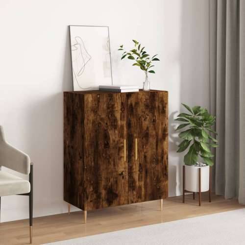 Komoda boja dimljenog hrasta 69,5x34x90 cm konstruirano drvo - Dimljeni hrast 1 Cijena