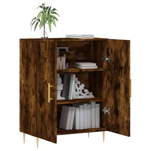 Komoda boja dimljenog hrasta 69,5x34x90 cm konstruirano drvo - Dimljeni hrast 1 Cijena