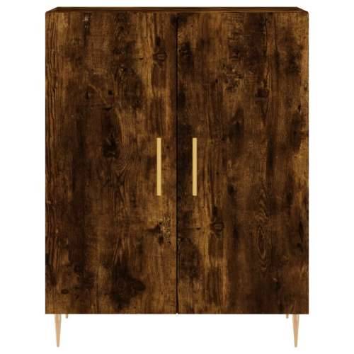 Komoda boja dimljenog hrasta 69,5x34x90 cm konstruirano drvo - Dimljeni hrast 1 Cijena