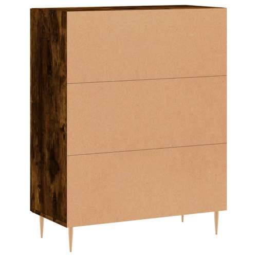 Komoda boja dimljenog hrasta 69,5x34x90 cm konstruirano drvo - Dimljeni hrast 1 Cijena