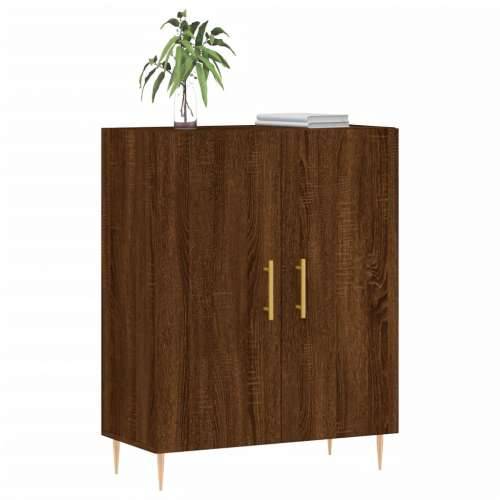 Komoda boja smeđeg hrasta 69,5x34x90 cm od konstruiranog drva - Smeđi hrast 1 Cijena