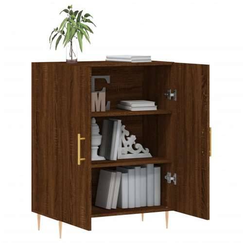 Komoda boja smeđeg hrasta 69,5x34x90 cm od konstruiranog drva - Smeđi hrast 1 Cijena