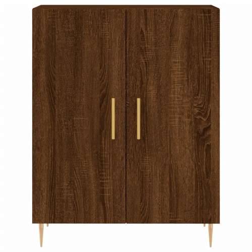 Komoda boja smeđeg hrasta 69,5x34x90 cm od konstruiranog drva - Smeđi hrast 1 Cijena