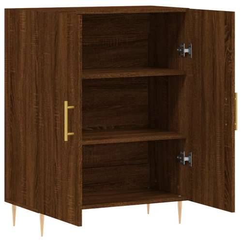 Komoda boja smeđeg hrasta 69,5x34x90 cm od konstruiranog drva - Smeđi hrast 1 Cijena