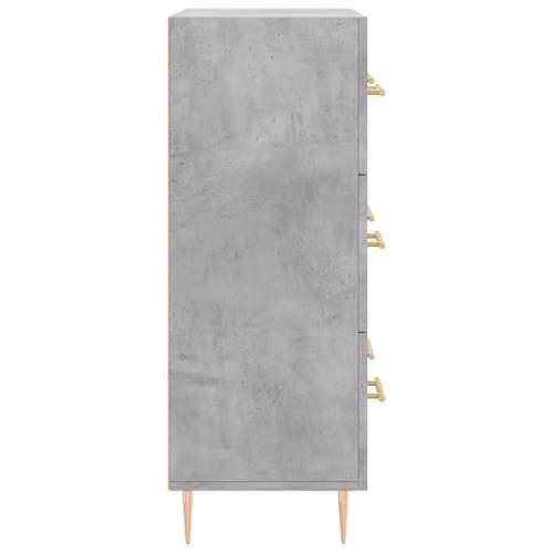 Komoda siva boja betona 69,5x34x90 cm od konstruiranog drva - Beton siva 1 Cijena