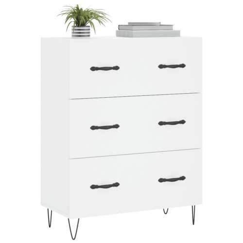 Komoda bijela 69,5x34x90 cm od konstruiranog drva - Bijela 1 Cijena