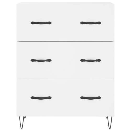 Komoda bijela 69,5x34x90 cm od konstruiranog drva - Bijela 1 Cijena