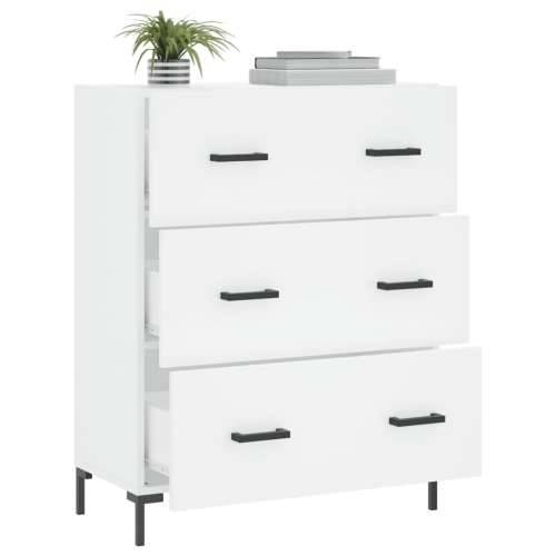 Komoda bijela 69,5x34x90 cm od konstruiranog drva - Bijela 1 Cijena