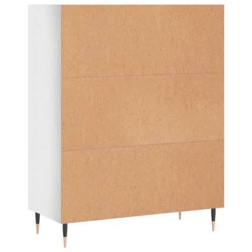 Regal za knjige sjajni bijeli 69,5x32,5x90 cm konstruirano drvo - Visoko sjajno bijela 1 Cijena