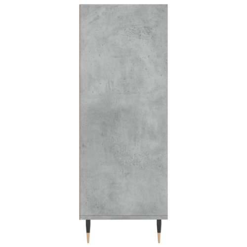 Regal za knjige boja betona 69,5x32,5x90 cm konstruirano drvo - Beton siva 1 Cijena