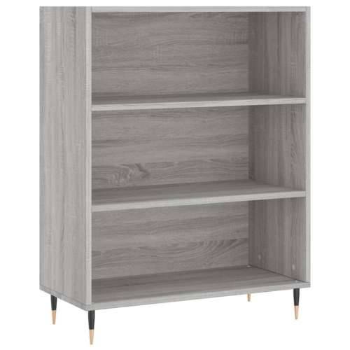 Regal za knjige boja hrasta 69,5x32,5x90 cm konstruirano drvo - Sivi hrast sonoma 1 Cijena