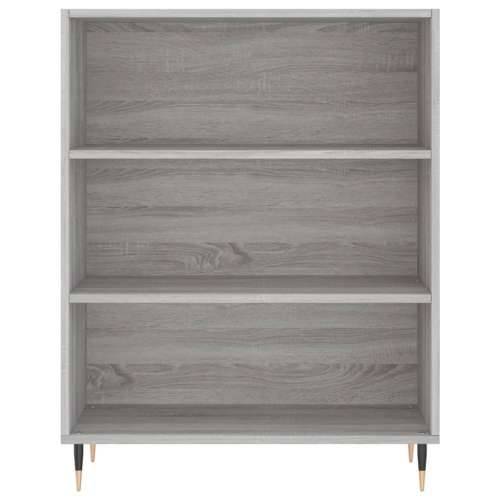 Regal za knjige boja hrasta 69,5x32,5x90 cm konstruirano drvo - Sivi hrast sonoma 1 Cijena