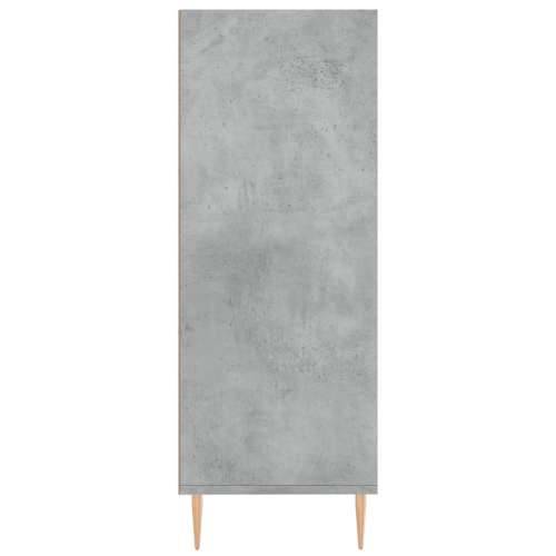 Regal za knjige boja betona 69,5x32,5x90 cm konstruirano drvo - Beton siva 1 Cijena
